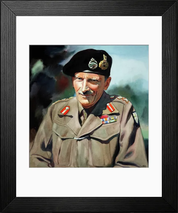 Framed Print : General Sir Bernard Montgomery, between 1939 and 1946. Creators: Central Office of Information, Unknown Framed Print : General Sir Bernard Montgomery, between 1939 and 1946. Creators: Central Office of Information, Unknown