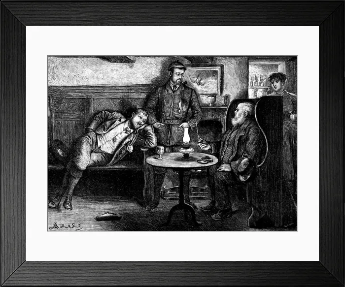 Framed Print : 'Look here, Sir: a Scillonian in the old days called himself pilot, fisherman, shopkeeper...', 1890. Creator: R. Taylor Framed Print : 'Look here, Sir: a Scillonian in the old days called himself pilot, fisherman, shopkeeper...', 1890. Creator: R. Taylor