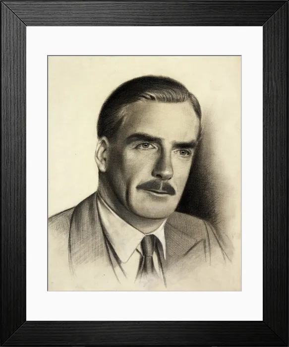Framed Print : Anthony Eden, 1st Earl of Avon, between 1939 and 1946. Creators: Central Office of Information, Unknown Framed Print : Anthony Eden, 1st Earl of Avon, between 1939 and 1946. Creators: Central Office of Information, Unknown