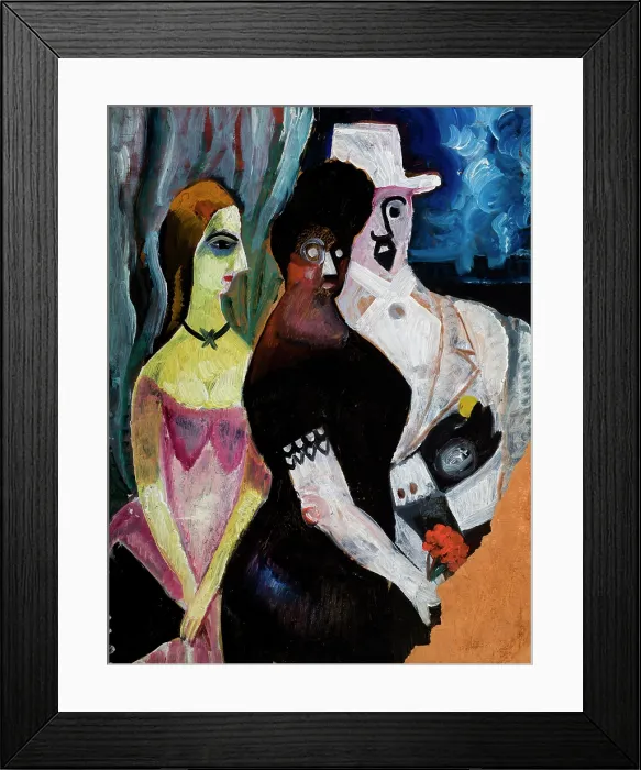 Framed Print : In the Box / Self-Portrait-two-sided painting, 1922. Creator: Zygmunt Waliszewski Framed Print : In the Box / Self-Portrait-two-sided painting, 1922. Creator: Zygmunt Waliszewski
