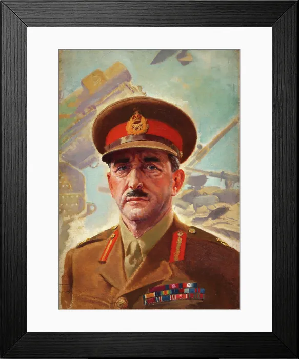 Framed Print : Field Marshal Lord Alan Brooke, 1st Viscount Alanbrooke, c1945. Creators: Central Office of Information, Unknown Framed Print : Field Marshal Lord Alan Brooke, 1st Viscount Alanbrooke, c1945. Creators: Central Office of Information, Unknown