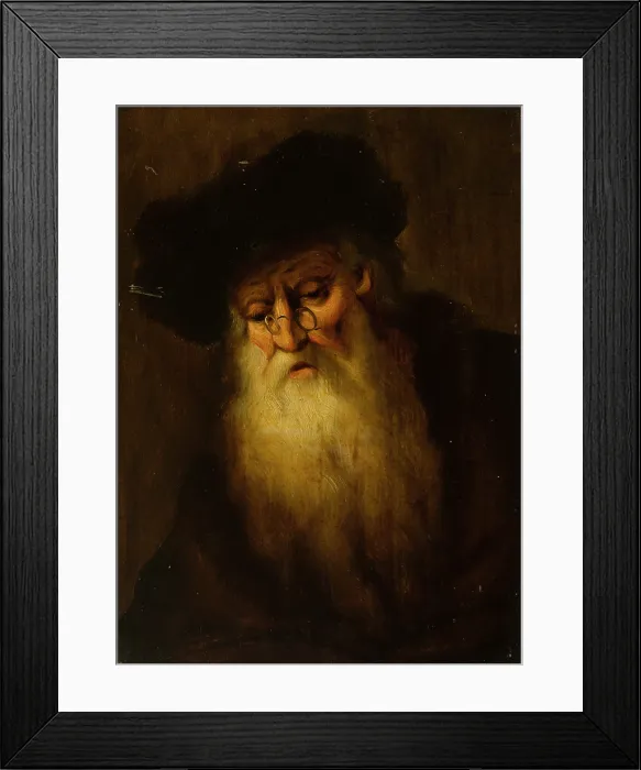 Framed Print : Bust of an Old Man, 18th century. Creator: Christian Wilhelm Ernst Dietrich Framed Print : Bust of an Old Man, 18th century. Creator: Christian Wilhelm Ernst Dietrich