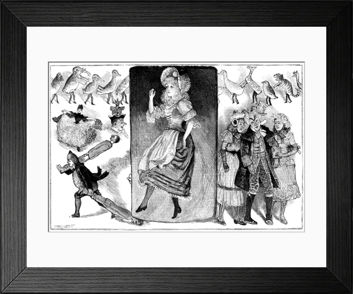 Framed Print : Pantomime of 'Cinderella' at Her Majesty's Theatre, 1890. Creator: P Naumann. Pantomime of 'Cinderella' at Her Majesty's Theatre, 1890. Creator: P Naumann Framed Print : Pantomime of 'Cinderella' at Her Majesty's Theatre, 1890. Creator: P Naumann. Pantomime of 'Cinderella' at Her Majesty's Theatre, 1890. Creator: P Naumann