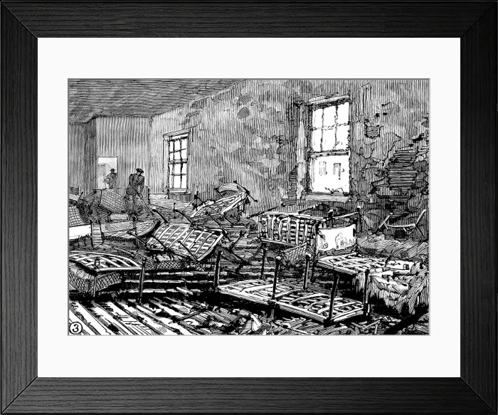 Framed Print : School of the Whitechapel and Poplar Unions fire: dormitories where children were suffocated, 1890. Creator: Unknown Framed Print : School of the Whitechapel and Poplar Unions fire: dormitories where children were suffocated, 1890. Creator: Unknown