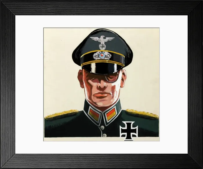Framed Print : Imagined German Intelligence Officer thanks British Forces for giving... between 1939 and 1946. Creators: Unknown, Central Office of Information Framed Print : Imagined German Intelligence Officer thanks British Forces for giving... between 1939 and 1946. Creators: Unknown, Central Office of Information