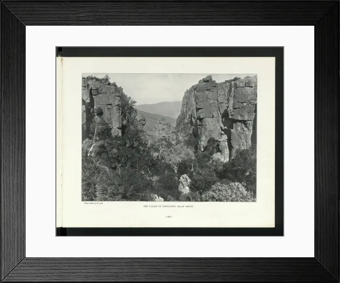Framed Print : The Valley of Desolation, Graaf Reinet, South Africa, c1900? Creator: Unknown