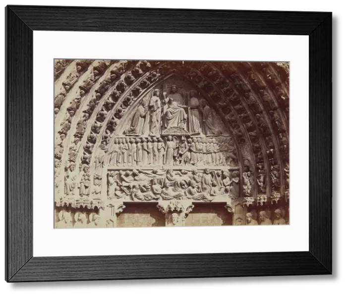 Framed Print : Cathedrale Notre-Dame, Paris, between 1880-1890. Creator: J Kuhn Framed Print : Cathedrale Notre-Dame, Paris, between 1880-1890. Creator: J Kuhn