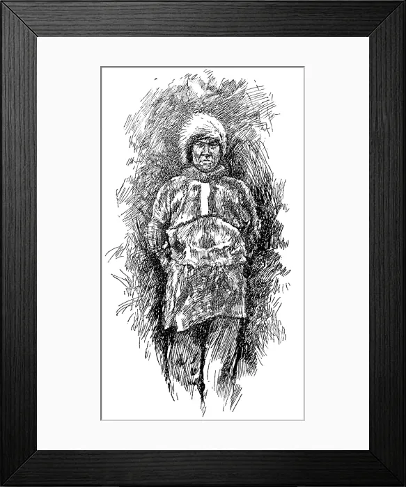 Framed Print : Lord Lonsdale's travels in the Arctic regions of North America: Esquimaux of Alaska, 1890. Creator: Unknown Framed Print : Lord Lonsdale's travels in the Arctic regions of North America: Esquimaux of Alaska, 1890. Creator: Unknown
