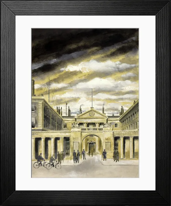 Framed Print : View of Admiralty Building on Whitehall in London, between 1939 and 1946. Creators: Unknown, Central Office of Information Framed Print : View of Admiralty Building on Whitehall in London, between 1939 and 1946. Creators: Unknown, Central Office of Information