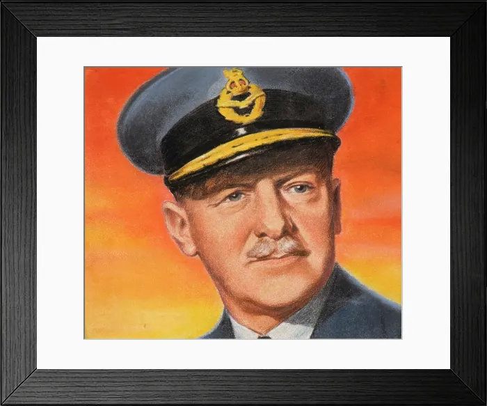 Framed Print : Air Marshal Sir Arthur Harris, c1943. Creators: William Timym, Central Office of Information Framed Print : Air Marshal Sir Arthur Harris, c1943. Creators: William Timym, Central Office of Information