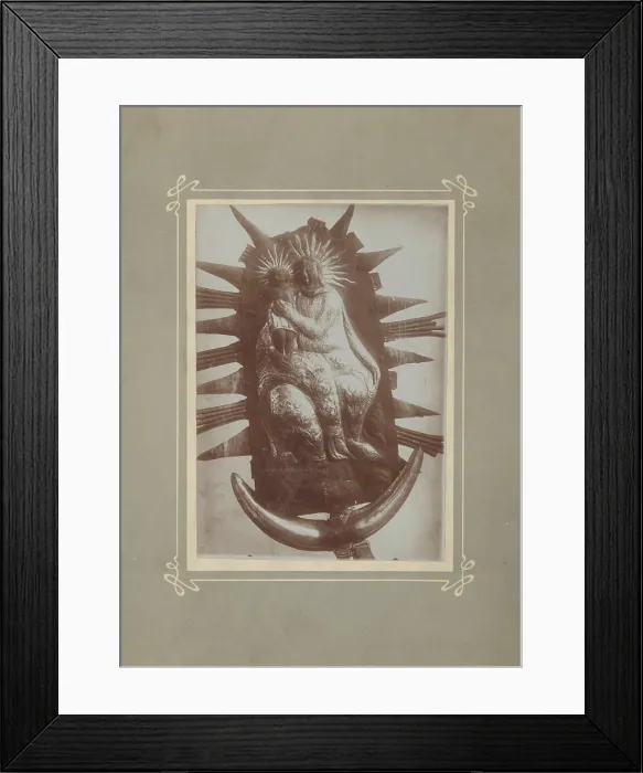 Framed Print : Our Lady with Child, (1900-1914). Creator: Unknown Framed Print : Our Lady with Child, (1900-1914). Creator: Unknown