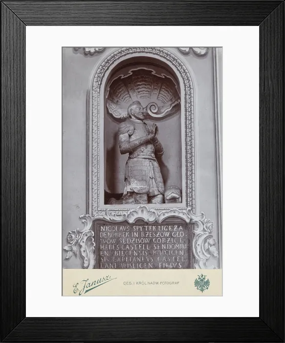 Framed Print : Monument to Mikolaj Spytek Ligeza, ...Rzeszow, Poland, 1905-1914. Creator: Edward Janusz Framed Print : Monument to Mikolaj Spytek Ligeza, ...Rzeszow, Poland, 1905-1914. Creator: Edward Janusz