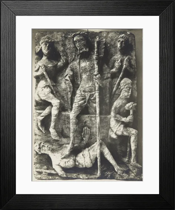 Framed Print : The Resurrection of Christ, bas-relief, 1930-1939. Creator: Unknown. The Resurrection of Christ, bas-relief, 1930-1939. Creator: Unknown Framed Print : The Resurrection of Christ, bas-relief, 1930-1939. Creator: Unknown. The Resurrection of Christ, bas-relief, 1930-1939. Creator: Unknown