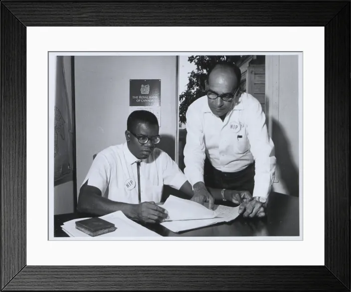 Framed Print : Mr Phillip Goldson, leader of the National Independence Party, British Honduras, March 1965. Creator: Unknown Framed Print : Mr Phillip Goldson, leader of the National Independence Party, British Honduras, March 1965. Creator: Unknown
