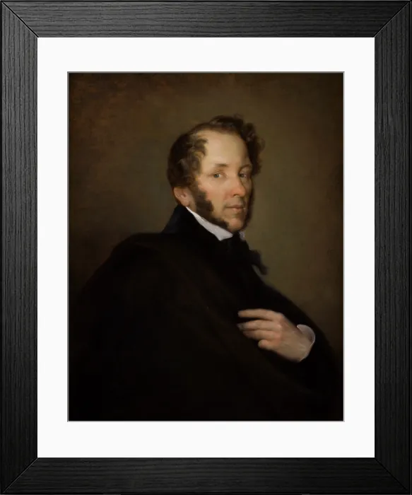 Framed Print : Portrait of Antoni Wentzel, c1839. Creator: Rafal Hadziewicz Framed Print : Portrait of Antoni Wentzel, c1839. Creator: Rafal Hadziewicz