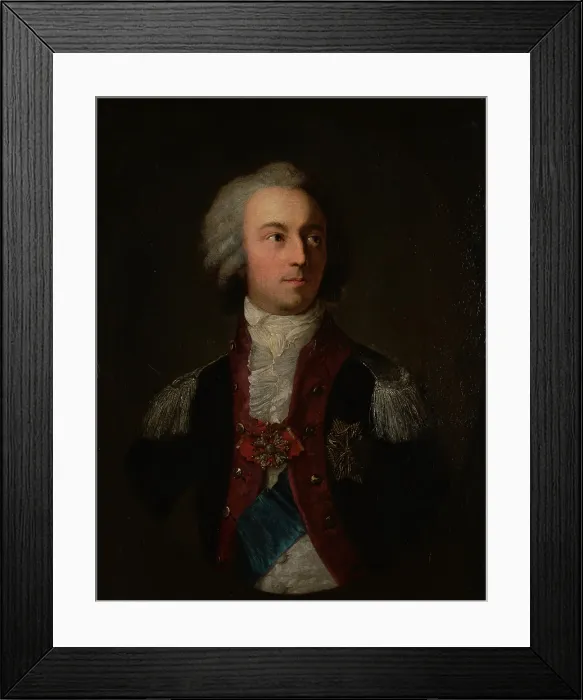 Framed Print : Portrait of Prince Adam Kazimierz Czartoryski (1734-1823) as the Commandant of the Corps... 1680s. Creator: Jozef Grassi Framed Print : Portrait of Prince Adam Kazimierz Czartoryski (1734-1823) as the Commandant of the Corps... 1680s. Creator: Jozef Grassi