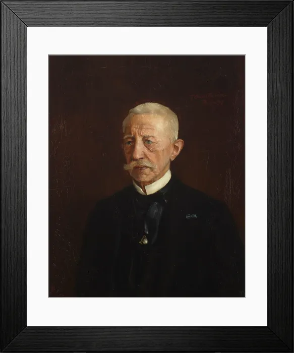 Framed Print : Portrait of Wiktor Oslawski, 1890. Creator: Teodor Axentowicz Framed Print : Portrait of Wiktor Oslawski, 1890. Creator: Teodor Axentowicz