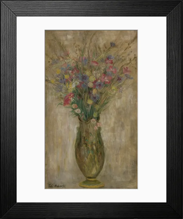 Framed Print : Wild Flowers, between 1914-1918. Creator: Tadeusz Makowski Framed Print : Wild Flowers, between 1914-1918. Creator: Tadeusz Makowski