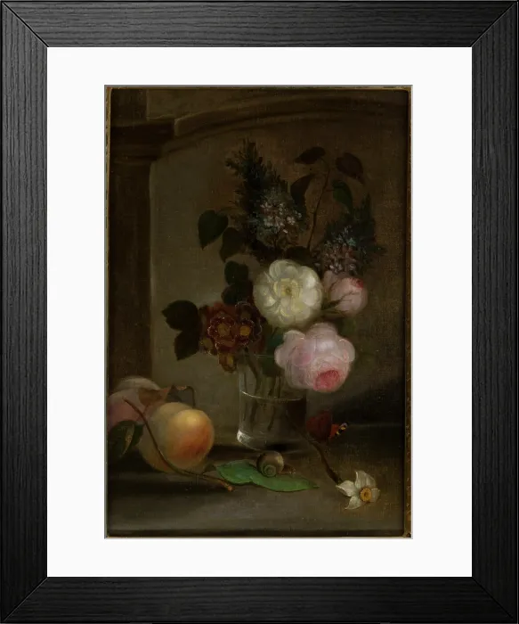 Framed Print : Flowers, c1843. Creator: Jan Piotr Luczynski Framed Print : Flowers, c1843. Creator: Jan Piotr Luczynski