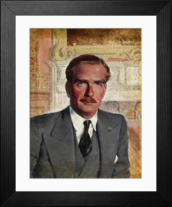 Framed Print : Rt Hon Anthony Eden MP, between 1939 and 1946. Creators: Central Office of Information, William Little Framed Print : Rt Hon Anthony Eden MP, between 1939 and 1946. Creators: Central Office of Information, William Little