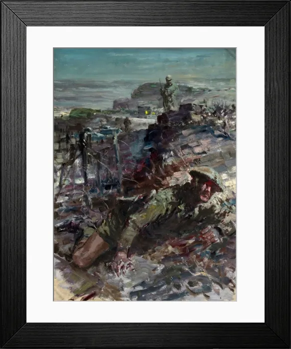 Framed Print : Commando attack, between 1939 and 1946. Creators: Unknown, Central Office of Information Framed Print : Commando attack, between 1939 and 1946. Creators: Unknown, Central Office of Information