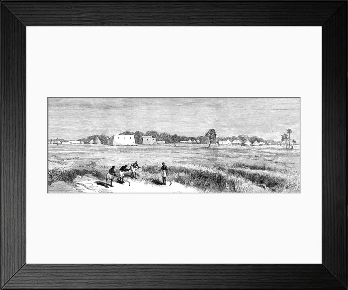 Framed Print : Sketches in the Soudan: Abu Haras, in Kordofan, near El Obeid, 1883. Creator: Unknown Framed Print : Sketches in the Soudan: Abu Haras, in Kordofan, near El Obeid, 1883. Creator: Unknown