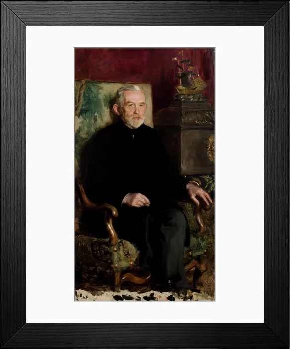 Framed Print : Portrait of Henryk Schwarz, c1910. Creator: Teodor Axentowicz Framed Print : Portrait of Henryk Schwarz, c1910. Creator: Teodor Axentowicz