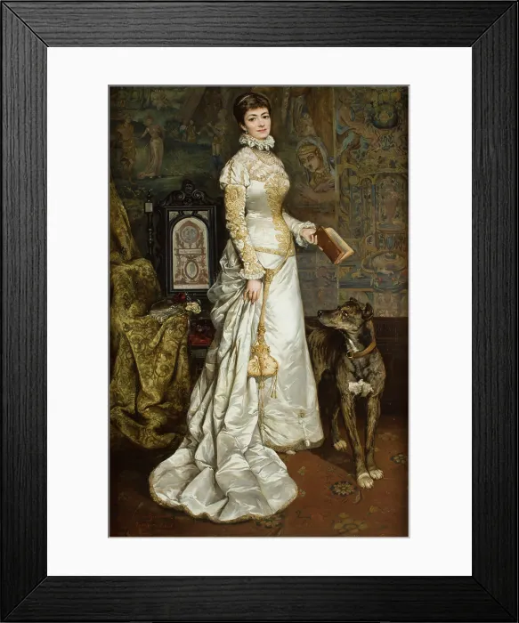 Framed Print : Portrait of Helena Modrzejewska, between 1879-1880. Creator: Tadeusz Ajdukiewicz Framed Print : Portrait of Helena Modrzejewska, between 1879-1880. Creator: Tadeusz Ajdukiewicz
