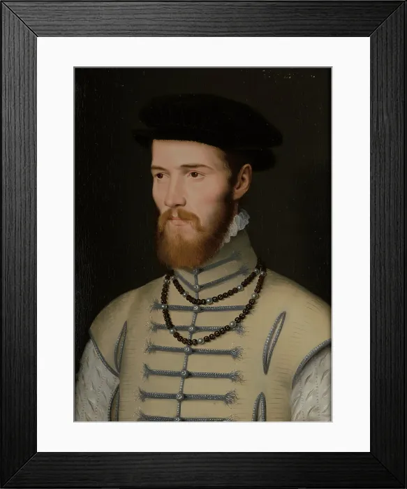 Framed Print : Portrait of a Man, between 1570-1580. Creator: Unknown Framed Print : Portrait of a Man, between 1570-1580. Creator: Unknown