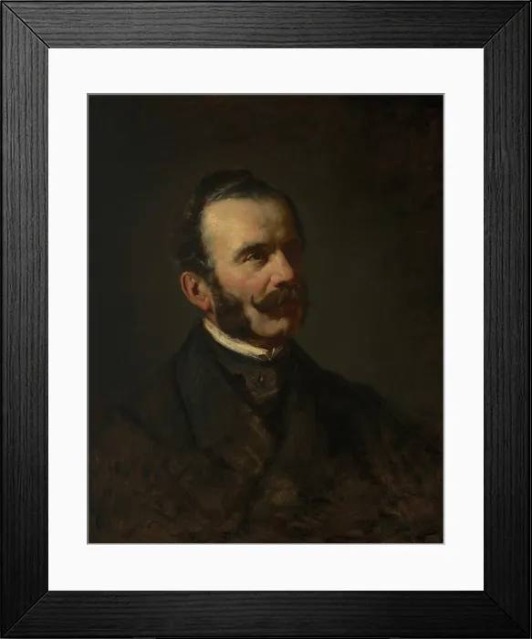 Framed Print : Portrait of Lucjan Siemienski, between 1859-1893. Creator: Wilhelm Leopolski Framed Print : Portrait of Lucjan Siemienski, between 1859-1893. Creator: Wilhelm Leopolski