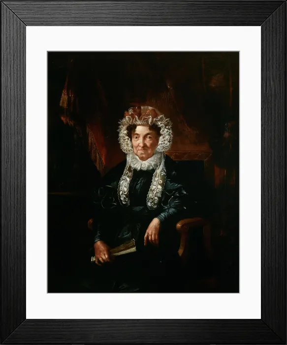 Framed Print : Portrait of Barbara Brodowicz, 1834. Creator: Rafal Hadziewicz Framed Print : Portrait of Barbara Brodowicz, 1834. Creator: Rafal Hadziewicz