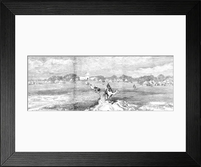 Framed Print : Sketches in the Soudan: El Obeid...Kordofan, near which the army of Hicks Pasha was destroyed, 1883. Creator: Unknown Framed Print : Sketches in the Soudan: El Obeid...Kordofan, near which the army of Hicks Pasha was destroyed, 1883. Creator: Unknown