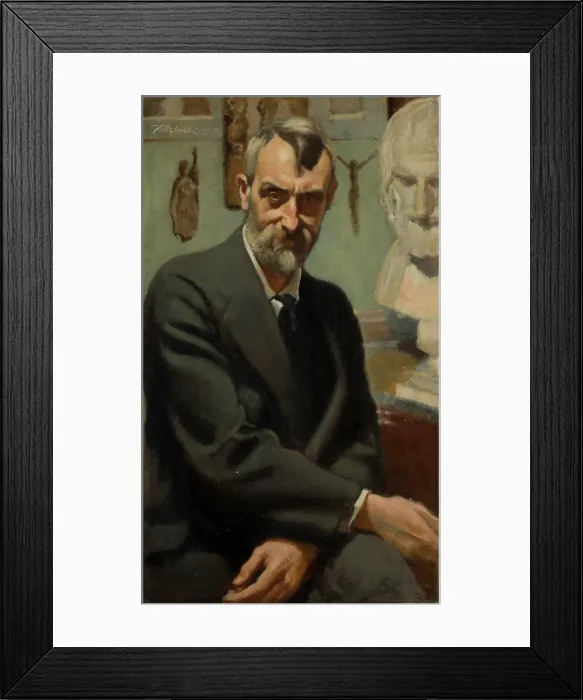 Framed Print : Self-Portrait, 1919. Creator: Stanislaw Debicki Framed Print : Self-Portrait, 1919. Creator: Stanislaw Debicki