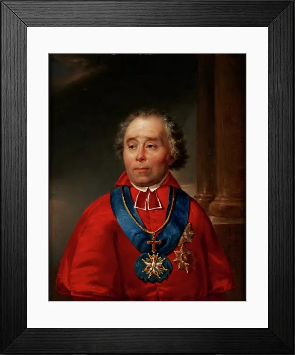 Framed Print : Portrait of Jan Pawel Woronicz, 1828. Creator: Jan Nepomucen Bizanski Framed Print : Portrait of Jan Pawel Woronicz, 1828. Creator: Jan Nepomucen Bizanski