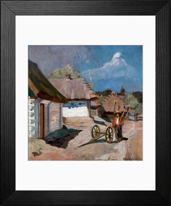 Framed Print : Country Road, 1902. Creator: Henryk Szczyglinski Framed Print : Country Road, 1902. Creator: Henryk Szczyglinski