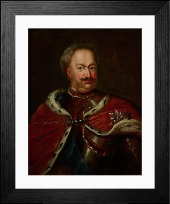 Framed Print : Portrait of Stanislaw Leszczynski (1677-1766), King of Poland in 1704 and 1733, between 1725-1733. Creator: Georg Engelhard Schroder Framed Print : Portrait of Stanislaw Leszczynski (1677-1766), King of Poland in 1704 and 1733, between 1725-1733. Creator: Georg Engelhard Schroder