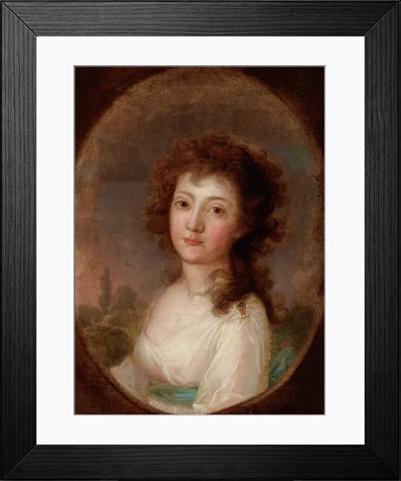Framed Print : Portrait of an Unknown Woman, c1800. Creator: Jozef Rejchan Framed Print : Portrait of an Unknown Woman, c1800. Creator: Jozef Rejchan