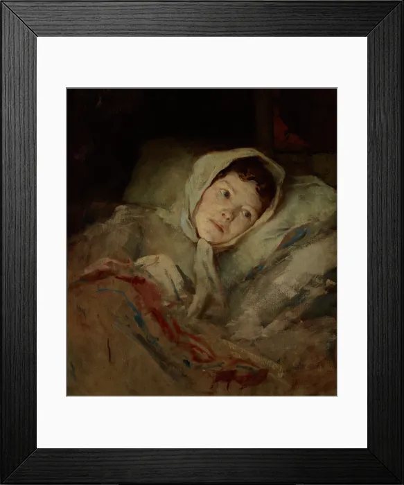 Framed Print : Portrait of Aniela Geppert, between 1865-1876, around 1869. Creator: Witold Pruszkowski Framed Print : Portrait of Aniela Geppert, between 1865-1876, around 1869. Creator: Witold Pruszkowski