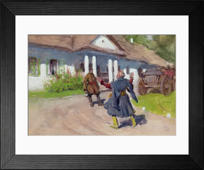 Framed Print : Welcome, between 1903-1908. Creator: Wlodzimierz Tetmajer Framed Print : Welcome, between 1903-1908. Creator: Wlodzimierz Tetmajer