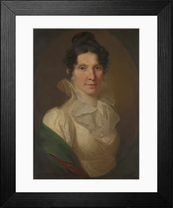 Framed Print : Portrait of Katarzyna Mezynska nee Dzialynska, 1815. Creator: Jozef Peszka Framed Print : Portrait of Katarzyna Mezynska nee Dzialynska, 1815. Creator: Jozef Peszka