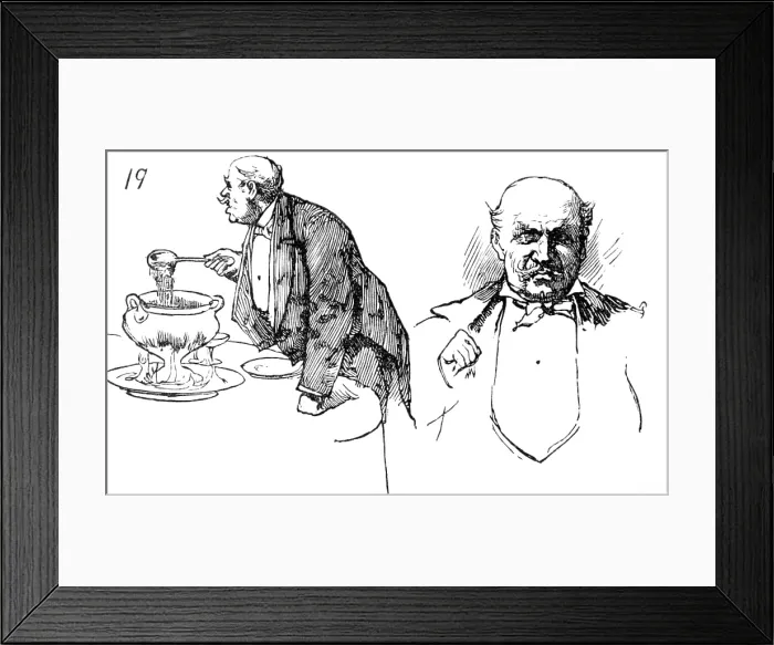 Framed Print : An English Christmas in Paris, drawn by A. Forestier, 1883. Creator: Unknown Framed Print : An English Christmas in Paris, drawn by A. Forestier, 1883. Creator: Unknown