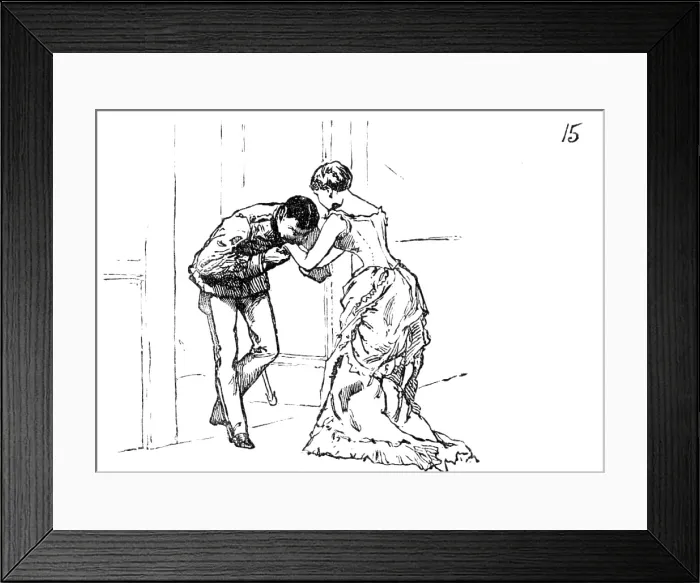 Framed Print : An English Christmas in Paris, drawn by A. Forestier, 1883. Creator: Unknown Framed Print : An English Christmas in Paris, drawn by A. Forestier, 1883. Creator: Unknown