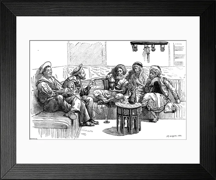 Framed Print : East and West by J. E. Hodgson, R.A.: Exhibition of the Institute of Painters in Oil Colours, 1883. Creator: Dawson Framed Print : East and West by J. E. Hodgson, R.A.: Exhibition of the Institute of Painters in Oil Colours, 1883. Creator: Dawson
