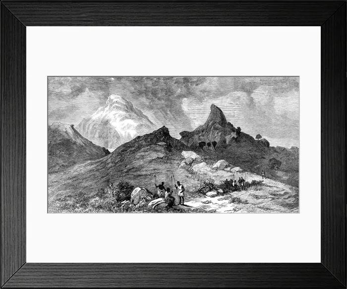Framed Print : Jebel Abu Sinun, Kordofan, in the Soudan, 1883. Creator: Unknown Framed Print : Jebel Abu Sinun, Kordofan, in the Soudan, 1883. Creator: Unknown