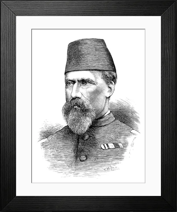 Framed Print : Hicks Pasha (Major-General Hicks), Commander of the Egyptian Army destroyed in the Sudan, 1883. Creator: Unknown Framed Print : Hicks Pasha (Major-General Hicks), Commander of the Egyptian Army destroyed in the Sudan, 1883. Creator: Unknown