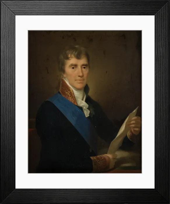 Framed Print : Portrait of Stanislaw Wodzicki, 1819. Creator: Jozef Peszka Framed Print : Portrait of Stanislaw Wodzicki, 1819. Creator: Jozef Peszka