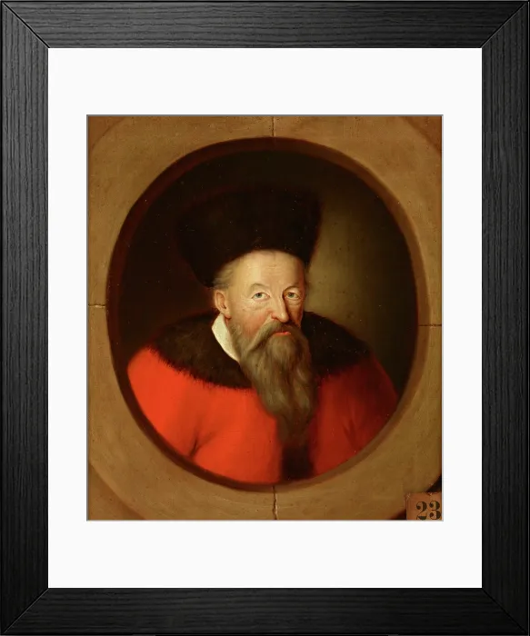 Framed Print : Portrait of Prince Konstanty Ostrogski (1460-1533), Castellan of Vilnius, Grand... after 1785. Creator: Friedrich Kloss Framed Print : Portrait of Prince Konstanty Ostrogski (1460-1533), Castellan of Vilnius, Grand... after 1785. Creator: Friedrich Kloss
