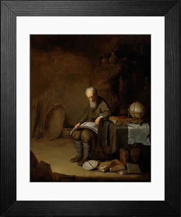 Framed Print : A Scholar in His Study, 2nd quarter of 17th century. Creator: Jacob van Spreeuwen Framed Print : A Scholar in His Study, 2nd quarter of 17th century. Creator: Jacob van Spreeuwen