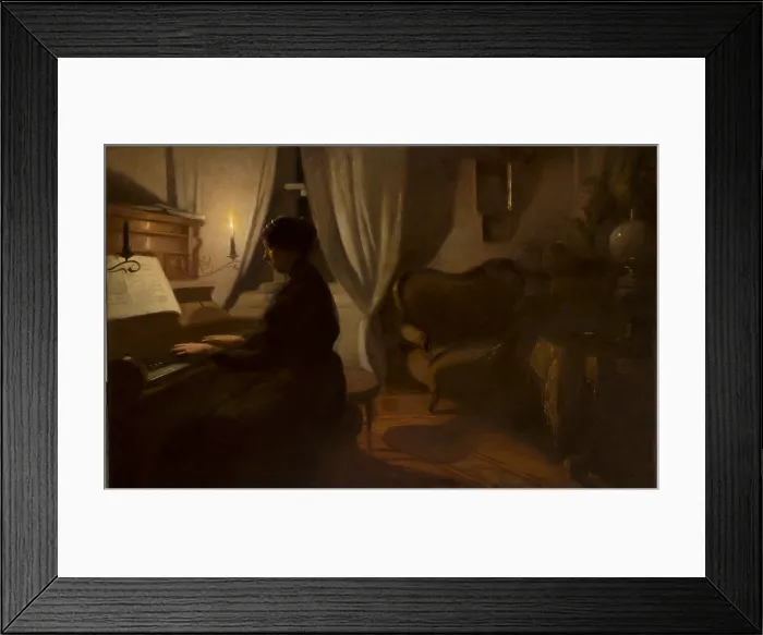 Framed Print : Old Song, 1908-. Creator: Wlodzimierz Tetmajer