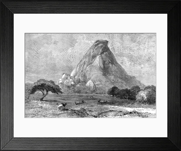 Framed Print : Jebel El Ain, near Obeid, Kordofan, in the Soudan, 1883. Creator: Unknown Framed Print : Jebel El Ain, near Obeid, Kordofan, in the Soudan, 1883. Creator: Unknown